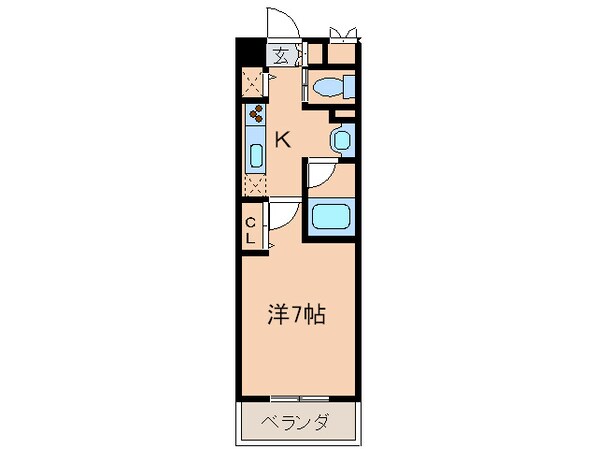 アーデン江坂の物件間取画像